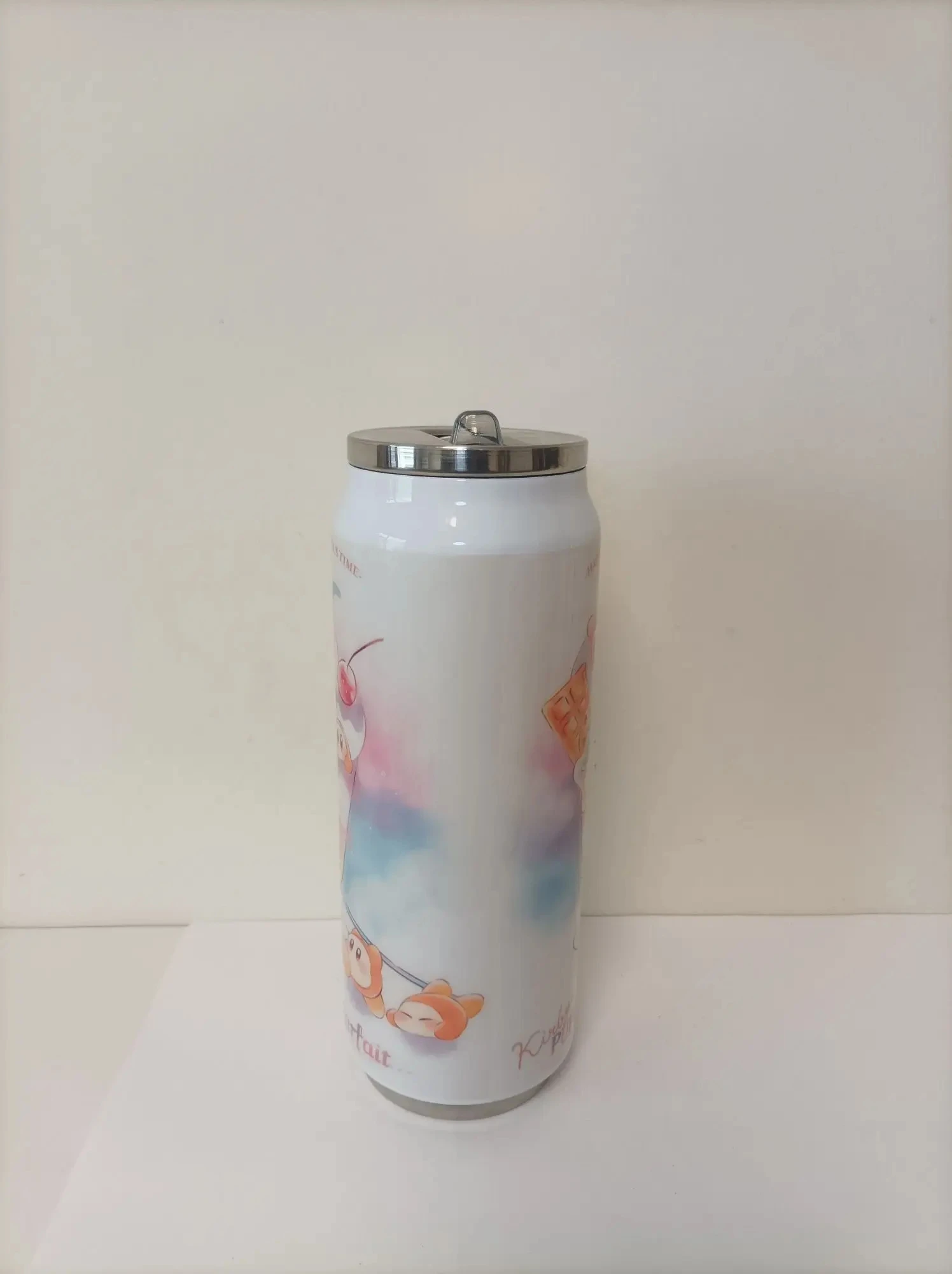 500ML /450ML Thermos Cola Can DIY LOGO PHOTO Name TEXT Colorful Printing Customize Personalize Gift Keep Cold Cool Summer Drink
