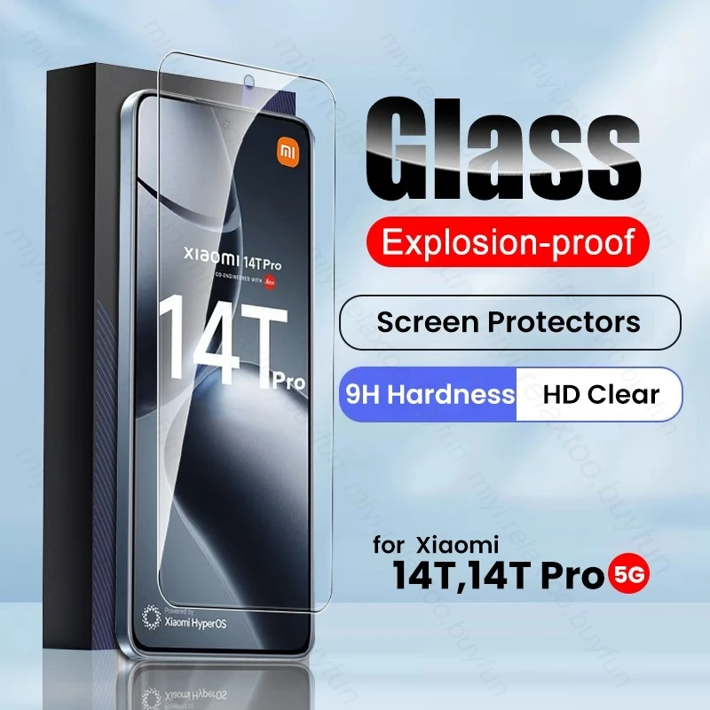 9H Premium Screen Protector for Xiaomi Mi14T Mi 14T 14 T T14 Pro 14TPro HD Tempered Glass on Xiaomi14T Xiaomi14TPro Xiomi 14TMi