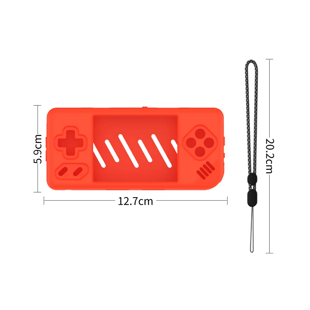 Funda protectora de silicona antiarañazos para consola de juegos portátil ANBERNIC RG28XX, 2,83 pulgadas