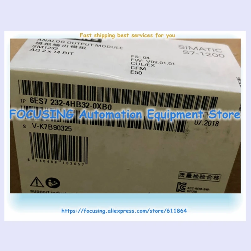 

6ES7 232-4HD32-0XB0 6ES7232-4HD32-0XB0 SIMATIC S7-1200 SM1232 New Original PLC