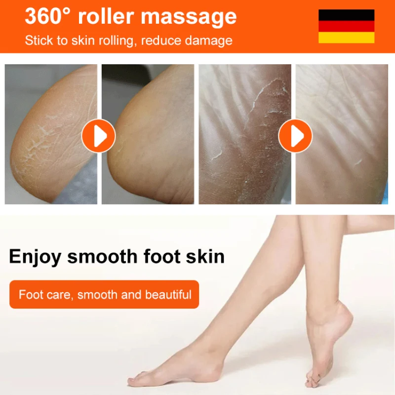 Electric foot scrubber. 2-in-1 pedicure for removing dead calluses