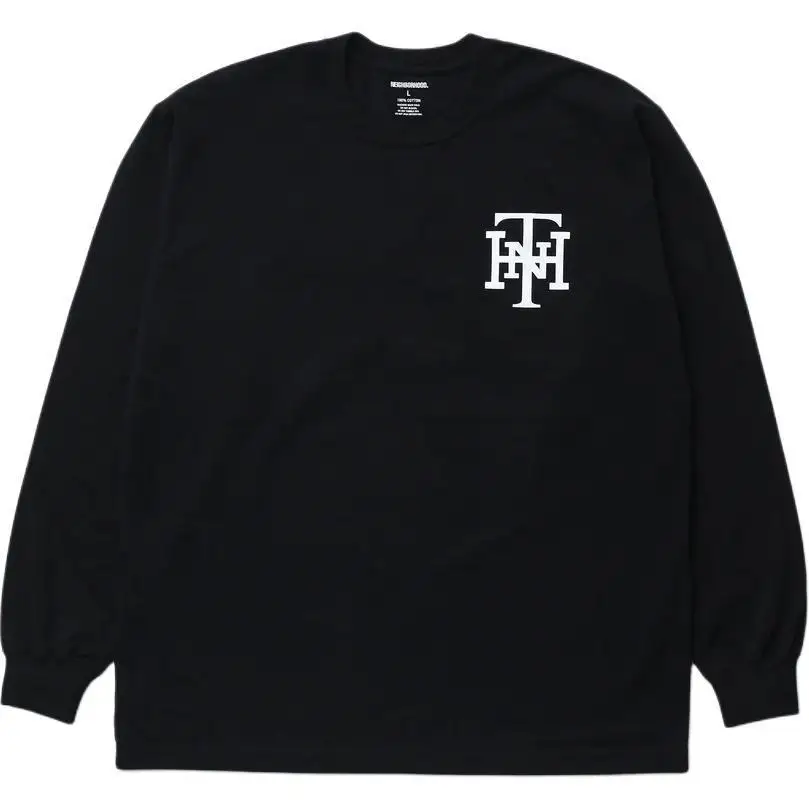 2026 New NEIGHBORHOOD Relaxed Fit L/S Tee 100% Cotton Couple Streetwear