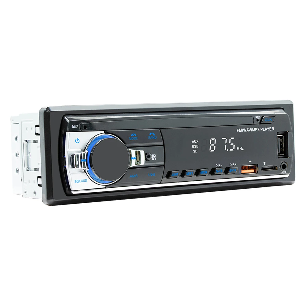 Daily Commute Car MP3 Player AUX Input Stereo 60w Powerful Sound System Usb Audio Player 178x50mm In Dash Installation