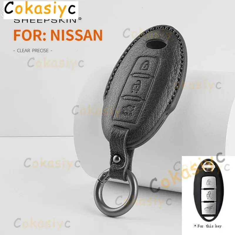 

Чехол для автомобильных ключей, аксессуар для Nissan Leaf Micra Qashqai Pathfinder J11 J10 Murano Rogue X-Trail T32 X Trail Versa Tidda Note Patrol