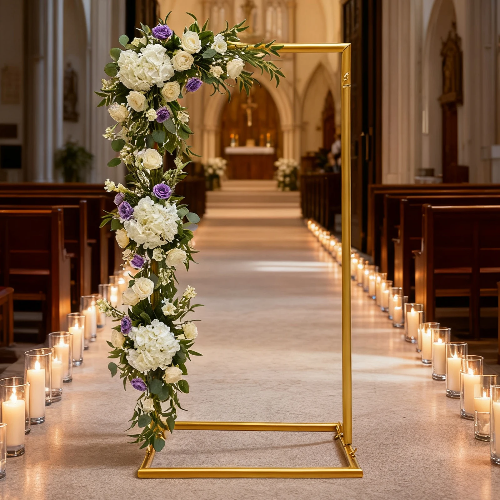 

Металлическая арка для свадьбы, подставка для цветов, квадратная современная арка для свадьбы, дня рождения, украшения сада