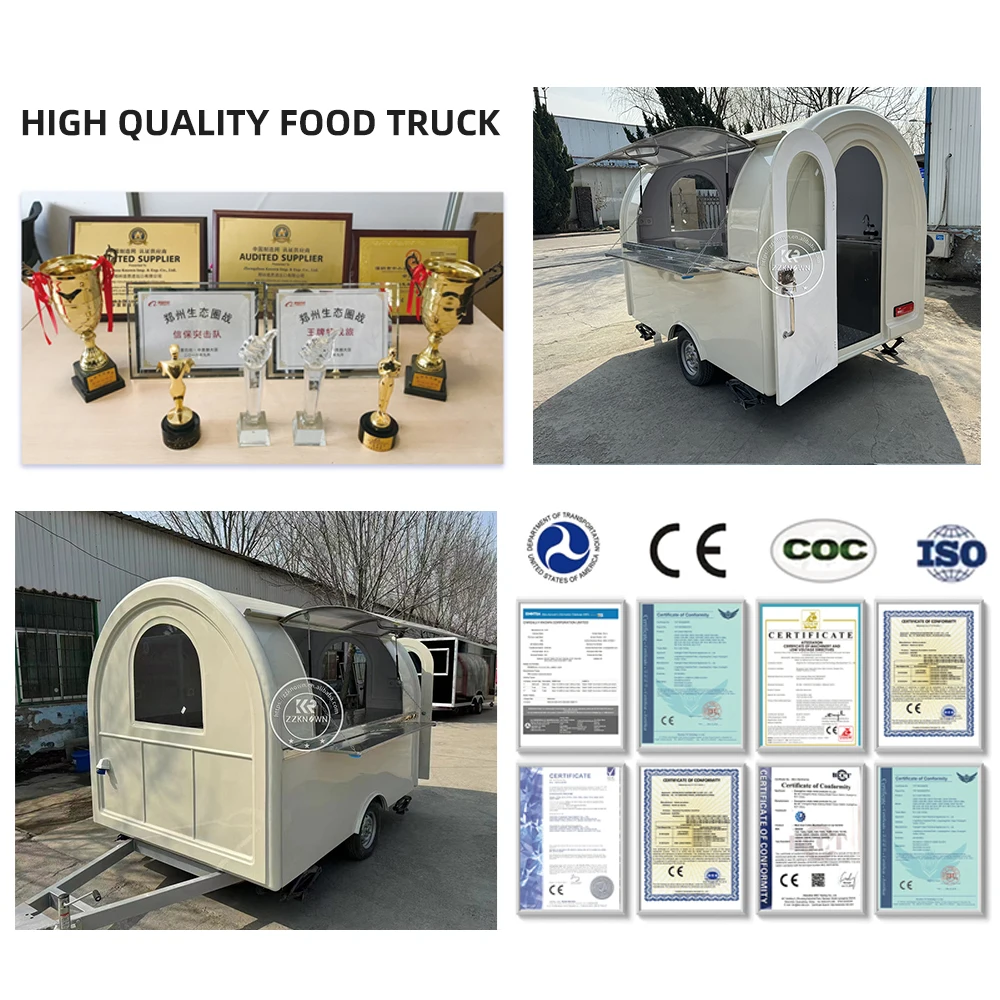 مصنع مخصص شاحنة متنقلة الغذاء مقطورة عربة القهوة البيرة بار مقهى شاحنة غذاء متنقلة للبيع في الولايات المتحدة