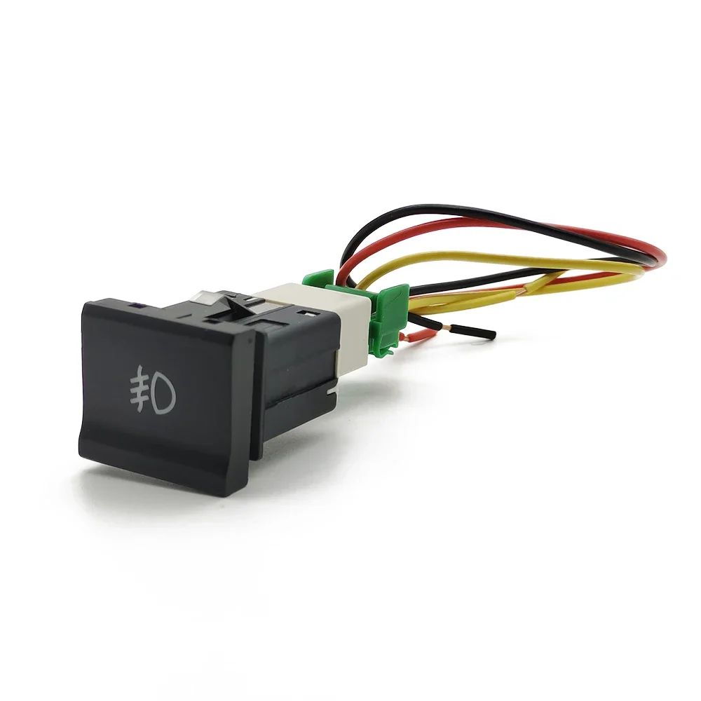 1 Pc Red LED Light Front Fog Light Switch Fog Lamp Button with Wire for VW Polo 6C 2014 2015 2016 Accessories