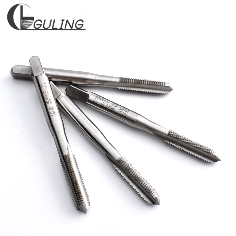 GULING HSSE-M35 متري اليد الحنفية M6X0.2 المسمار مستقيم الأخدود غرامة صنبور لولبي (غير قياسي الطلب لا يدعم المرتجعات)