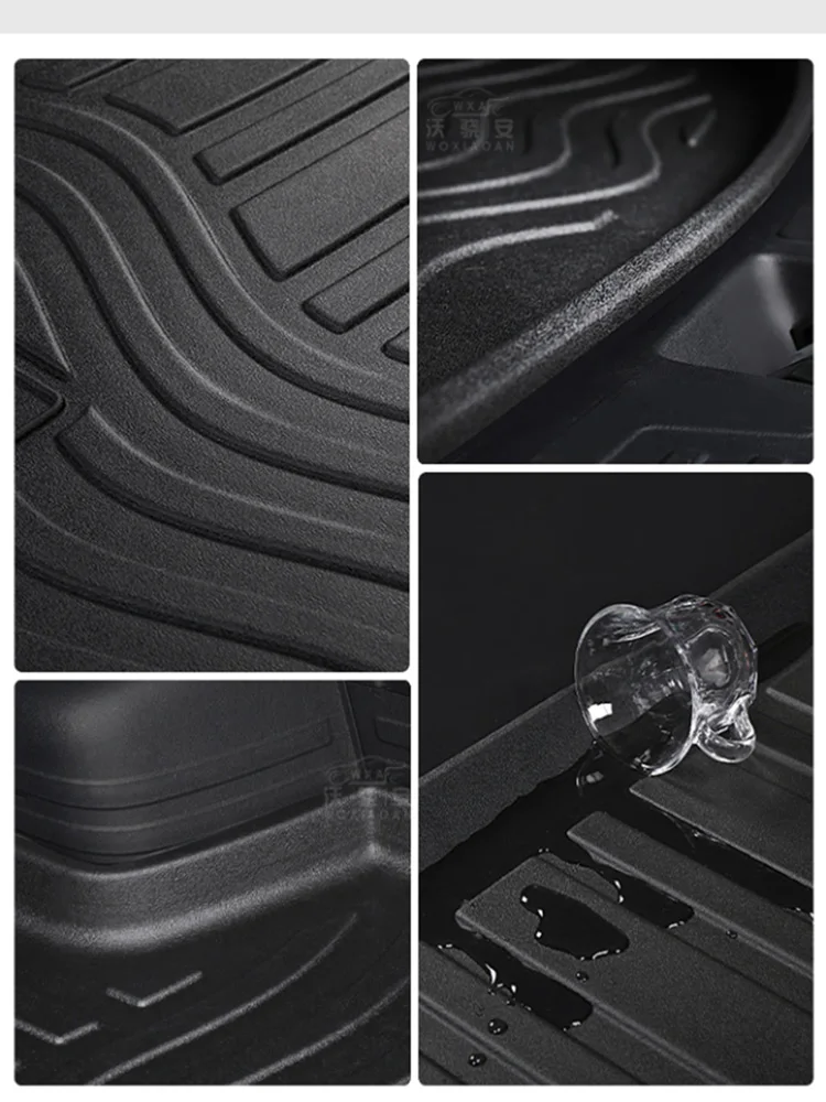 For Audi trunk mat Q3 A4 A3 TT Q5 Q7 A5 Q2 non-slip waterproof wear-resistant car trunk mat 2015-2020 version auto parts