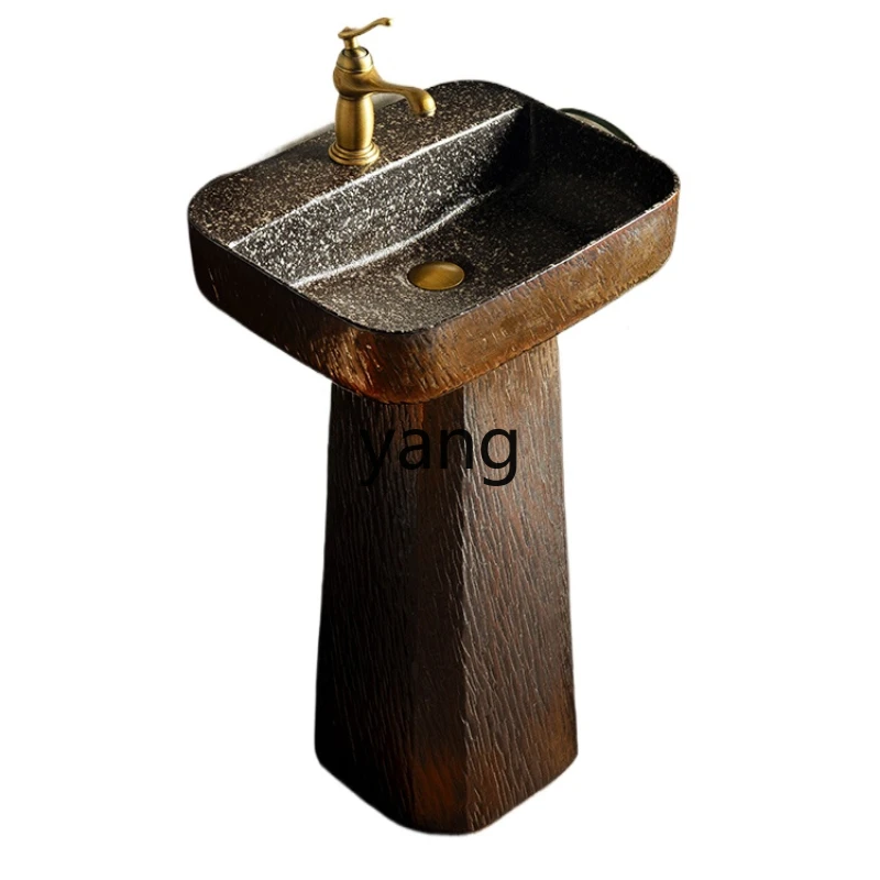 

CX Retro Wash Basin Column Outdoor Sink Courtyard Pedestal Basin Integrated