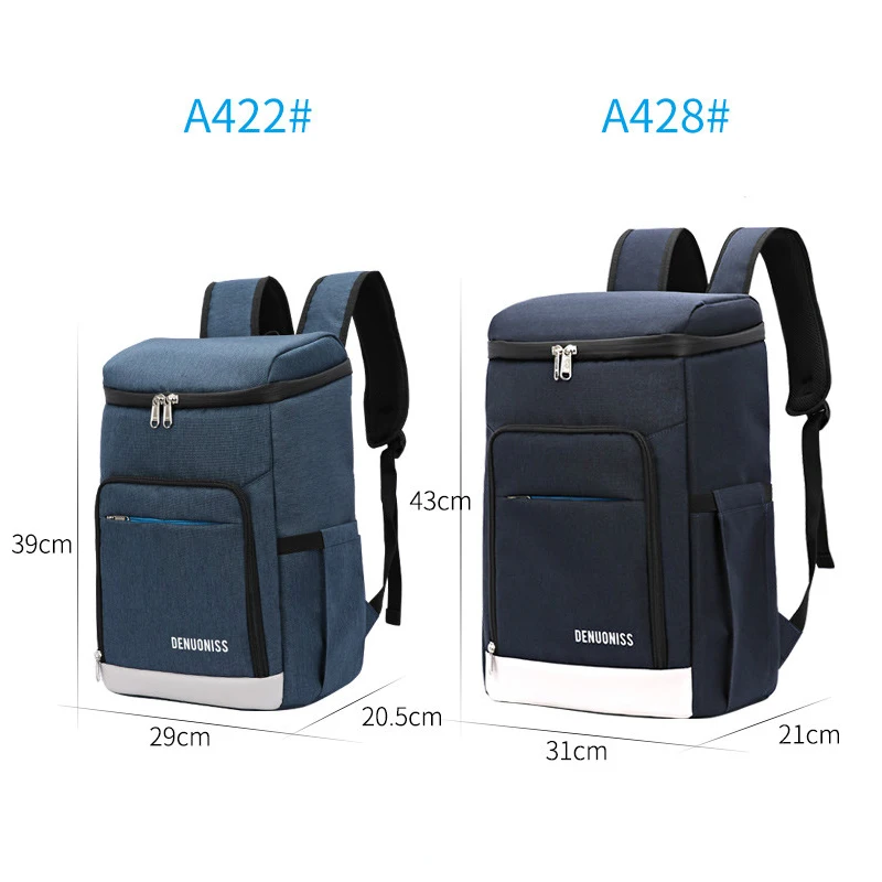 Suitable Picnic Cooler Backpack Thicken Waterproof Large Thermal Bag Refrigerator Fresh Keeping Thermal Insulated Bag DENUONISS