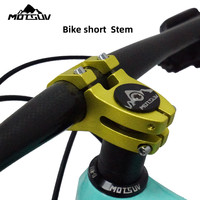 MOTSUV Road Bike Stem CNC Aluminum Alloy Bicycle Parts High-strength Short Handleba 28.6mm 31.8mm Mountain Cycling Power Bridge