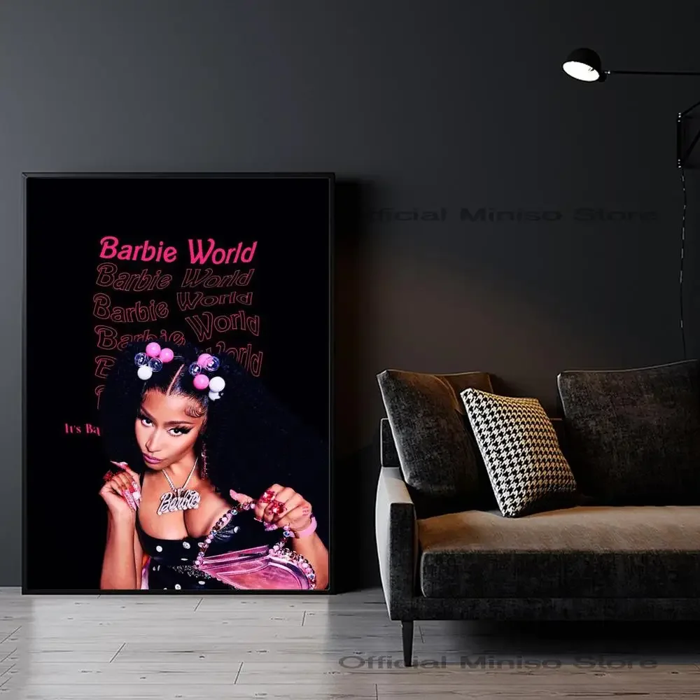 نجم موسيقى مغني الراب الأمريكية ، ملصق نيكي ميناج ، طباعة ورقية ، المنزل ، غرفة النوم ، المدخل ، البار ، المقهى ، الفن ، زخرفة اللوحة ، 1 *