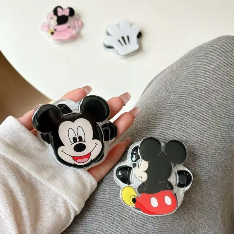 

3D So Cute Mickey Minnie Magnetic Phone Holder Grip Tok Griptok For Magsafe For iPhone For MacSafe Ring Finger Expanding Stand.