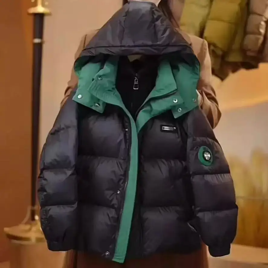 Winterjacke für Jungen, dicke warme Kapuzenjacke für Kinder, winddichte Freizeitjacke für Mädchen, Schule, kaltes Wetter, Oberbekleidung, 4-12 Jahre – Detail 17