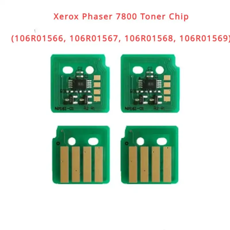 제록스 페이저 7800 토너 칩 리필, 106R01566, 106R01567, 106R01568, 106R01569, 106R01563,106R01564,106R01565