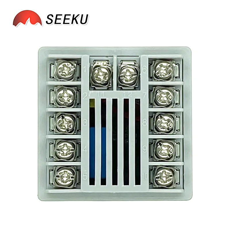SEEKU 32-Segment Program PID RS485 K J E TC PT100 RTD Input Relay SSR 0-10V 4-20mA Output AC/DC 24V AC 220V Thermostat Modbus