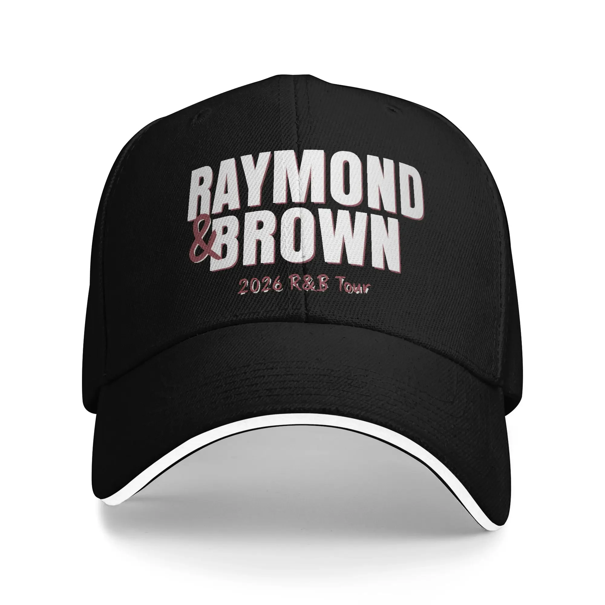 Chris Brown Usher R&B Tour 2026 Baseball Caps Merch Stylish Casquette For Men Women Daily Headewear Gift