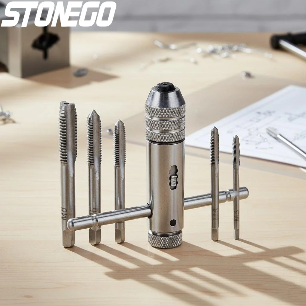 

Регулируемый Т-образный ключ-трещотка для седел смесителей, серебристый, 5 шт., M3-M8, 3-8 мм, метрический резьбовой инструмент