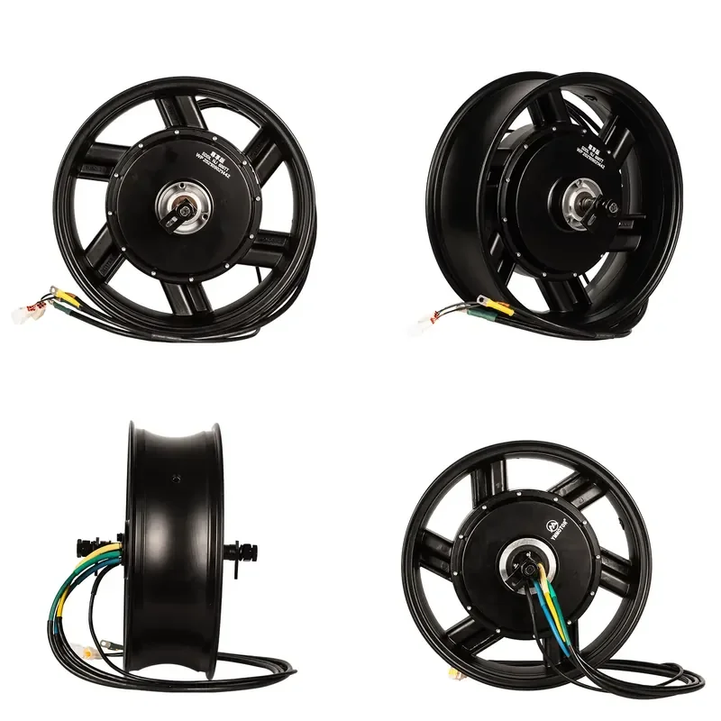for YM 17 Inch 5000W Brushless DC Permanent Magnet Wheel Motor IP67 Waterproof for Electric Scooters and Motorcycles