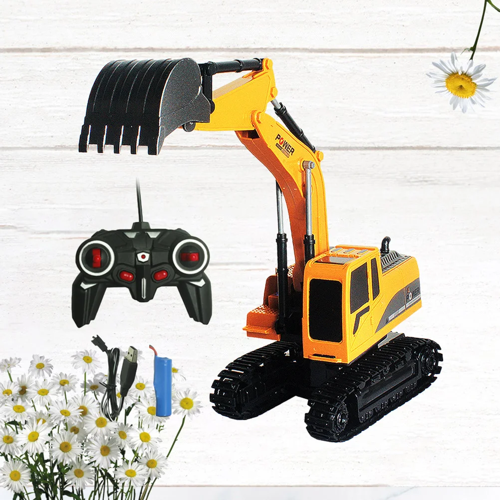 

Электрический перезаряжаемый экскаватор из сплава, инженерный грузовик, дистанционное управление, вперед, назад, поворот вниз, подарок