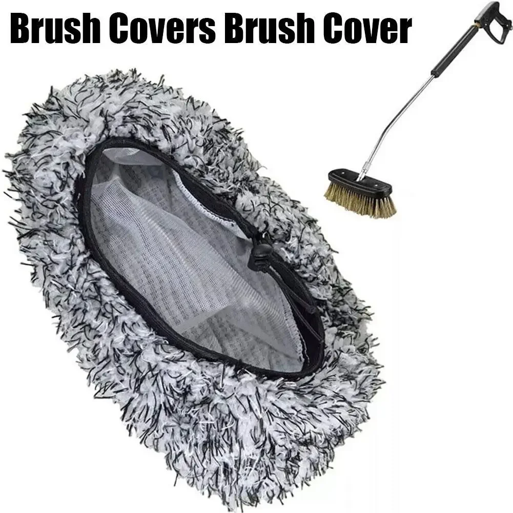 Replacement Cloth Cover for Car Long Handle  Brush Head Car Wash Brush Plush Mop Brush Cover 1pc Cleaning Car Accessories