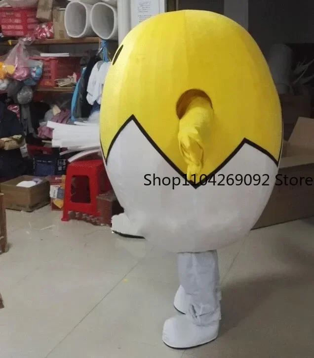 Egg Shell Mascot Costume Fancy Dress Doll Cartoon Character Adult Fursuit Fancy Dress Christmas Cosplay Anime for Halloween