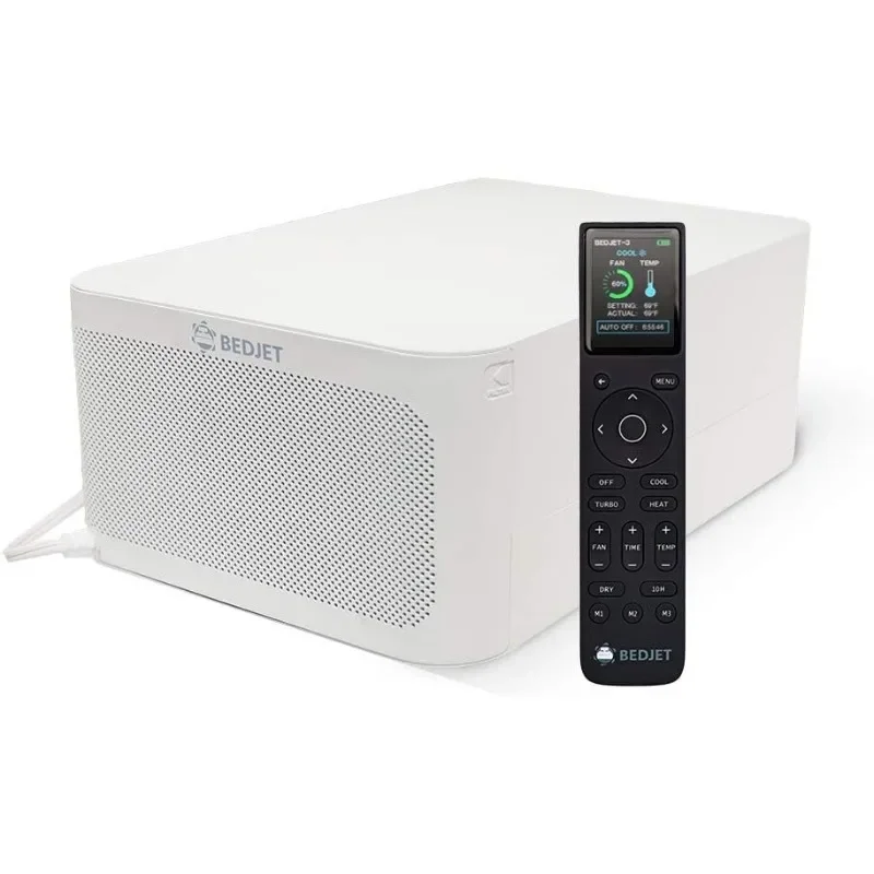 3 Confort climático para camas, ventilador de refrigeración + aire calefactor (temperatura única. Zona Cama o colchón de cualquier tamaño)