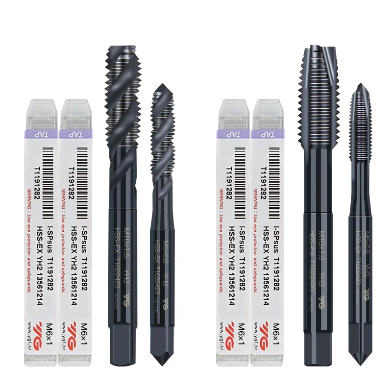 Original Product YG Machine Tap Spiral Tip Stainless Steel Tap M2＊0.4 M2.5＊0.4 M3＊0.5 M4＊0.7 M5＊0.8 M6＊1 M14*2 M16*2 M18*2.5