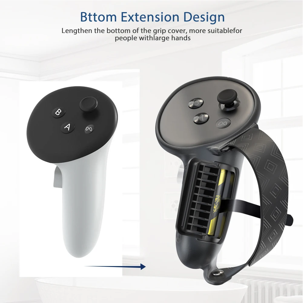 غطاء قبضة تحكم سيليكون ، غطاء قبضة مانع للانزلاق ، أحزمة مفصل ، فتحة بطارية ، بحث ميتا 3 ، 3S