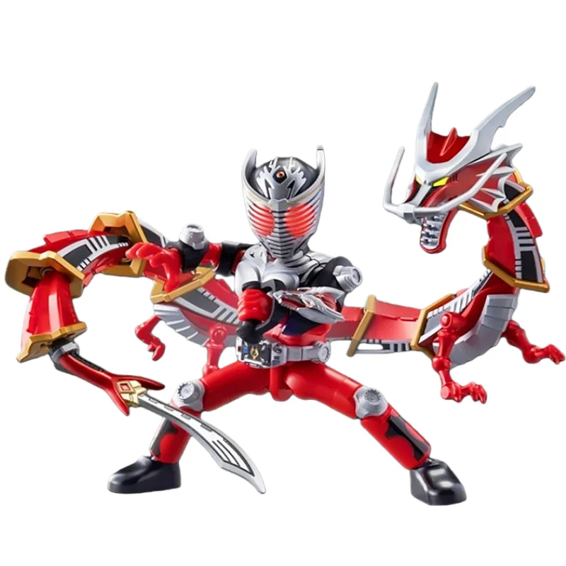 BLOKEES Bouwstenen Kamen Rider 3 Survival Game 3D Desktop Decoraties Dragon Riding Taili Kleine Deeltje Model Speelgoed Gift - afbeelding 2