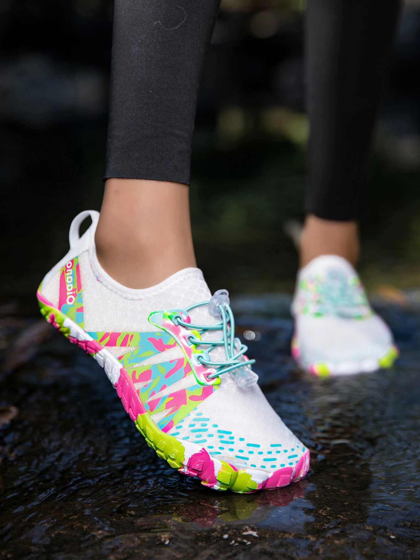 Oiaano Zapatos Unisex para Hombre y Mujer, Antideslizantes, Duraderos, Negros, para Caminar Descalzo, con Suela Suave, Ligeros, Transpirables, Deportivos, para Caminar y Correr al Aire Libre