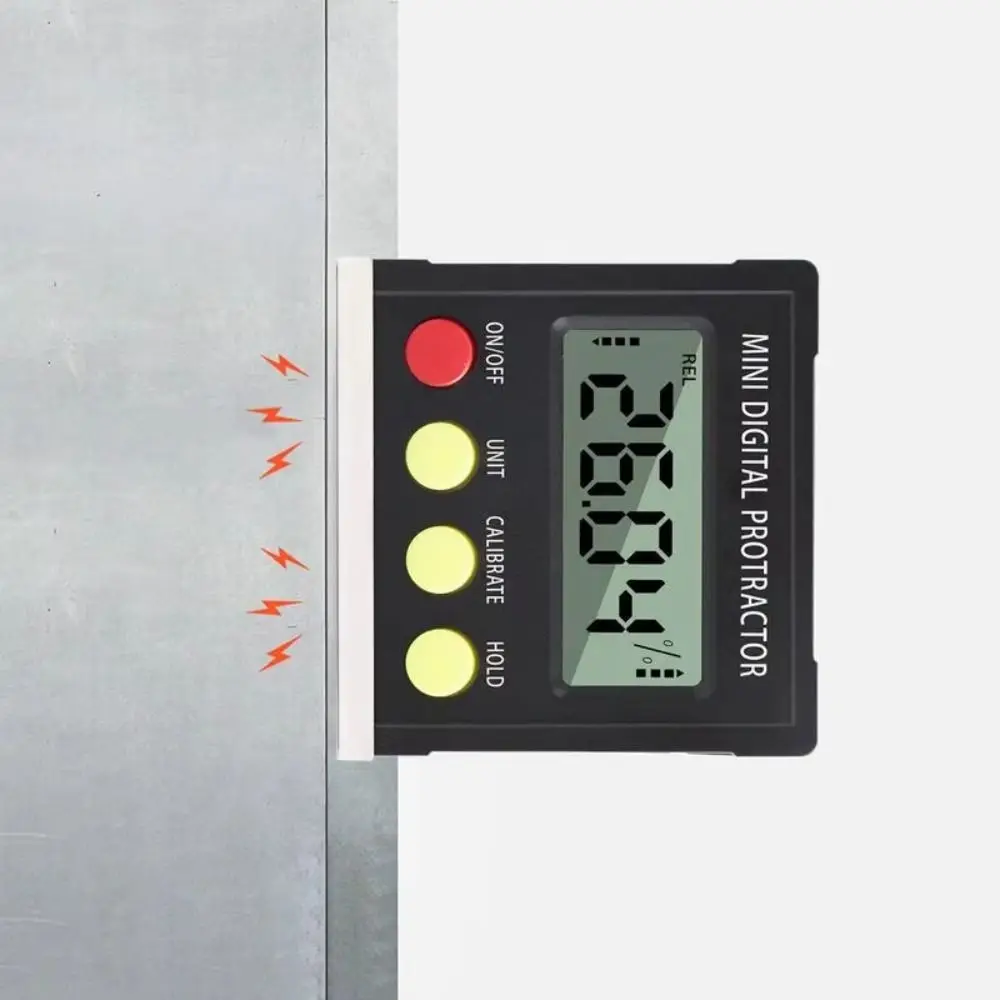 Electronic Digital Angle Dipmeter Gradient Measuring 360° Angle Gauge Level Meter Digital Display Level Protractor Inclinometer