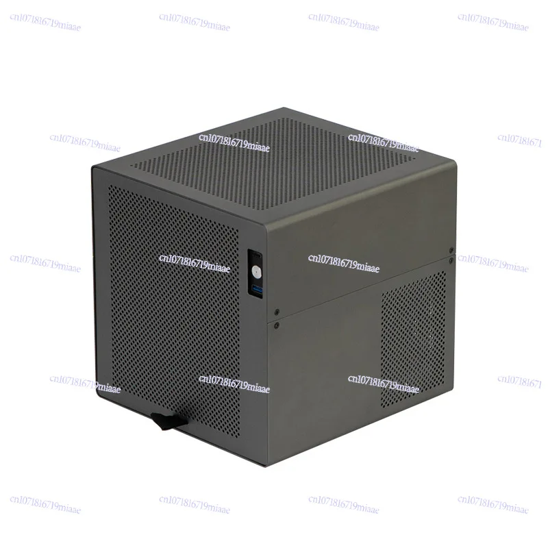 Scorpio 4 Bay NAS Chassis Anode Aluminum SFX Power Supply Itx Half Height Pcie