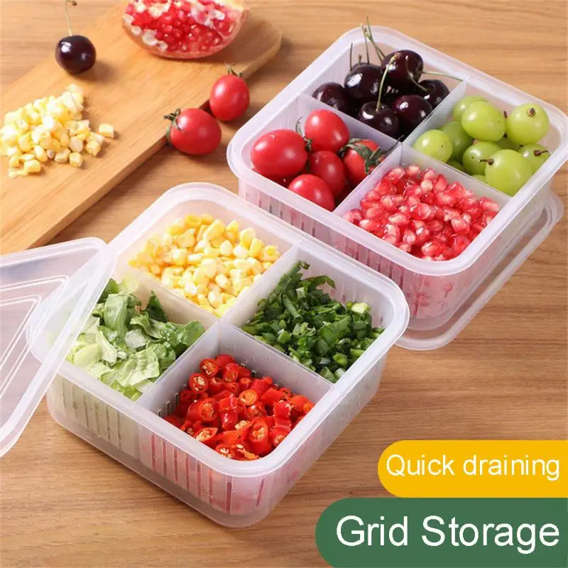 Convenient Food Grade Healthy Visible Safety Does Not Take Up Space Storage Box Seal Easy Access Crisper Packing Box Thicken