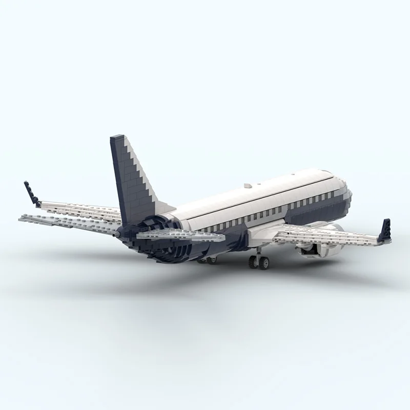 737-800 NG الطائرات المدنية MOC قوالب بناء معدات الحرب وحدات التكنولوجيا الهدايا عطلة تجميع ألعاب أطفال دعوى