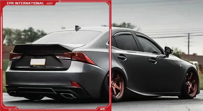 2013-2017 Lexus IS F-Sport | Duckbill Rear Trunk Spoiler - Fits IS350/IS300h/IS250 (GSE31/AVE30/GSE30) - High-Quality FRP/Carbon