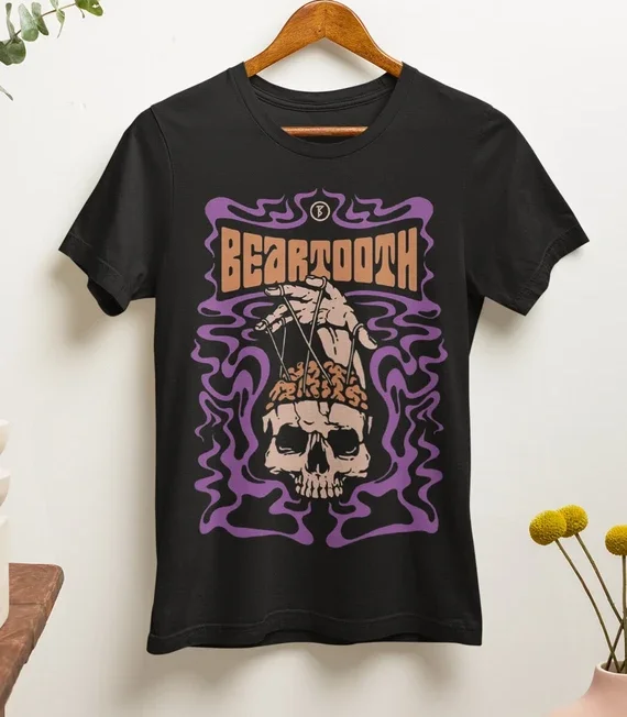 Vintage Beartooth Rock Band Black Size S-4XL T-Shirt Gift For Fan TT254