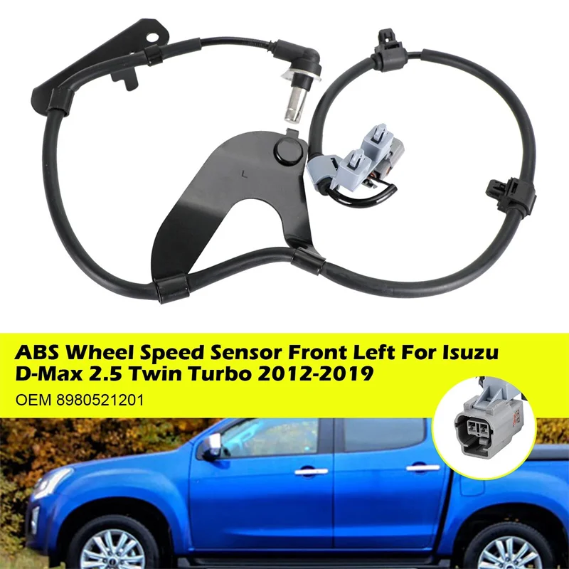 

Простая установка 8-98052120-1 Датчик скорости колеса ABS для Isuzu D-MAX 2012-2013 гг., передний левый