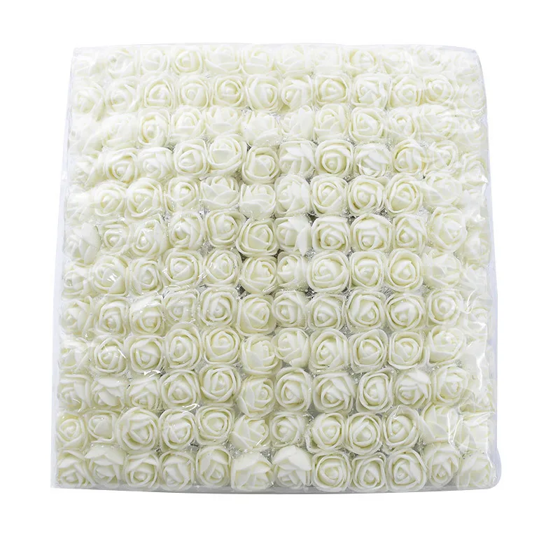 144 Stück Künstliche Blumen aus PE-Garn, Rosen für Außenbereich, UV-Schutz, Großhandel, Gartenbogen, Wandkranz, Hochzeit, Heim-DIY, Geschenkbox, Festlichkeiten – Detail 8