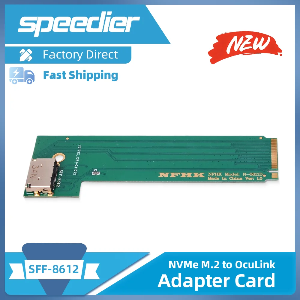 

NVMe M.2 To Oculink SFF-8611 SFF-8612 Adapter Card