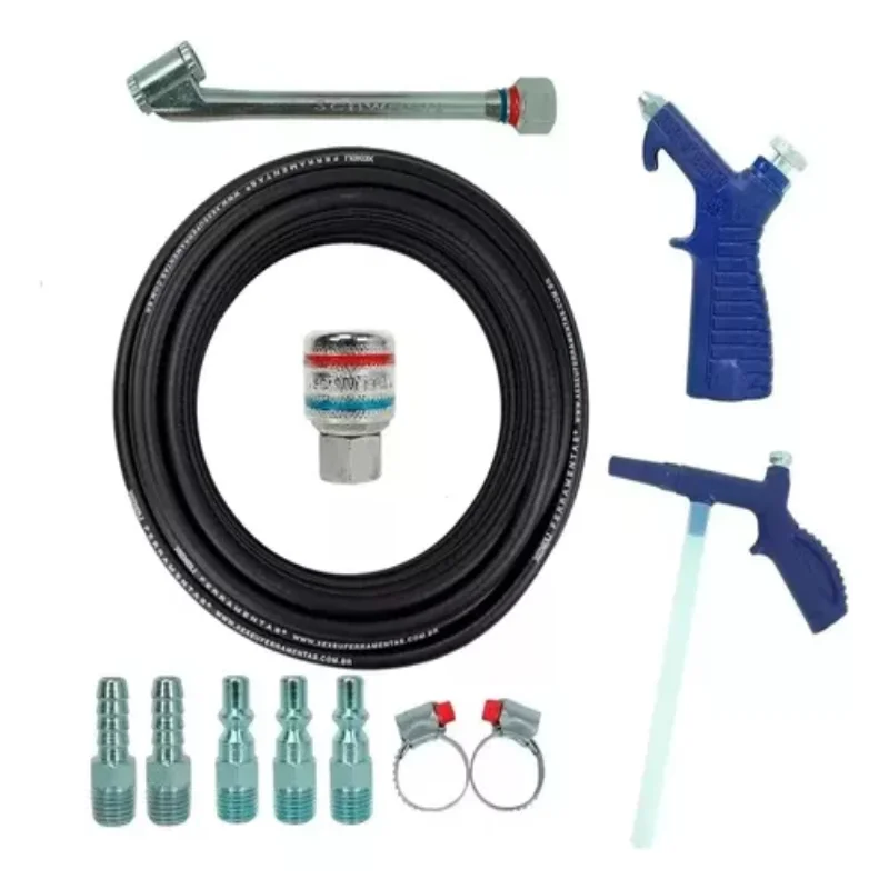 Hose Nozzle Air Pass Fill Tire Compressor Painting Gun Tools