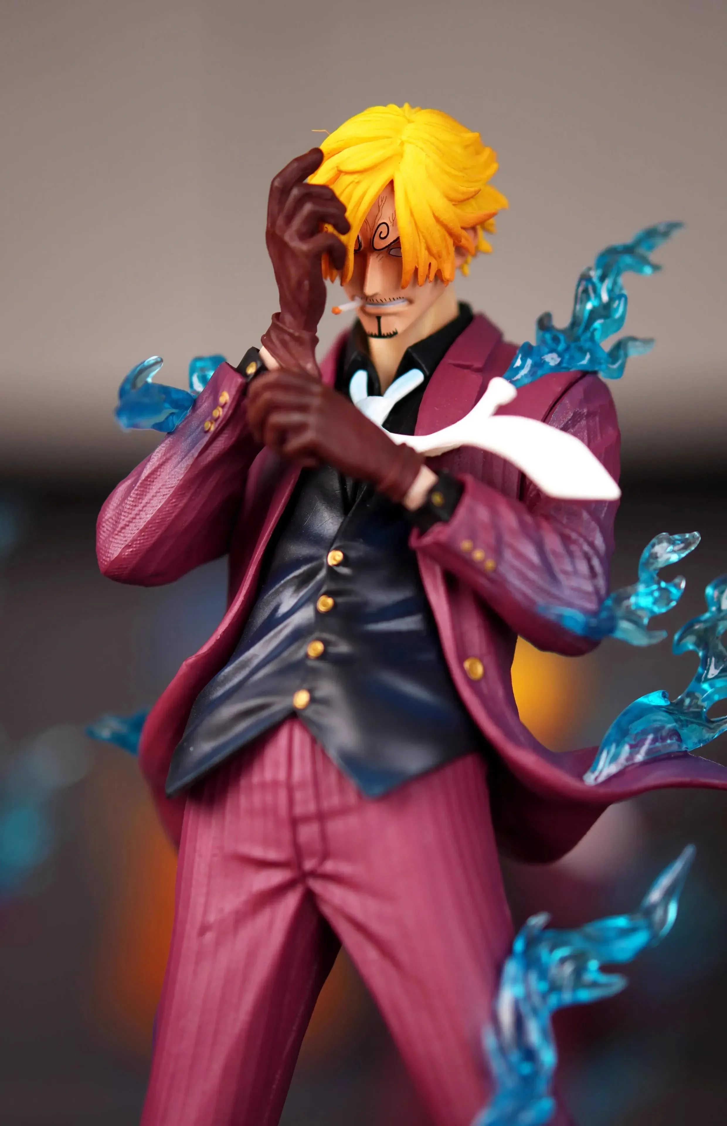 25CmอะนิเมะOne PieceรูปSanjiตัวเลขTuanhui Sanjiตุ๊กตาฐานPvcรูปปั้นคอลเลกชันรุ่นของเล่นสําหรับของขวัญเด็ก