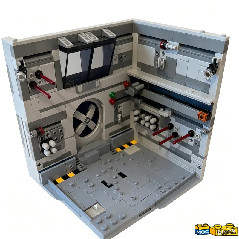 612 PCS X‑Men Danger Room Superhero Training Scene MOC Diorama Model DIY Assembly Building Blocks Educational Toy Birthday Gift