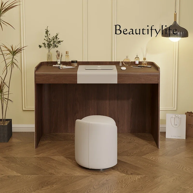 X35 Japanese-style Medieval Solid Wood Dresser Bedroom Household Small Apartment Simple Makeup Table