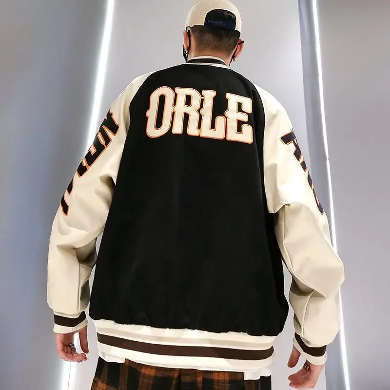 Veste de Baseball Brodée de Haute Qualité pour Homme et Femme, Manteau Bombardier Unisexe, Style Petit Ami, Université, Hip Hop Street, 2023