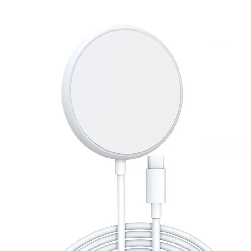 Магнитное беспроводное зарядное устройство USB + Type C для Magsafe IPhone 16 15 14 13 12 Pro Max прозрачная док-станция быстрой Фото №5