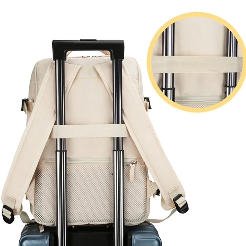 حقيبة ظهر متينة للسفر ذات سعة كبيرة، حقيبة أمتعة كتف مريحة متعددة الطبقات، مقاومة للماء وخفيفة الوزن، حقيبة سفر في الهواء الطلق