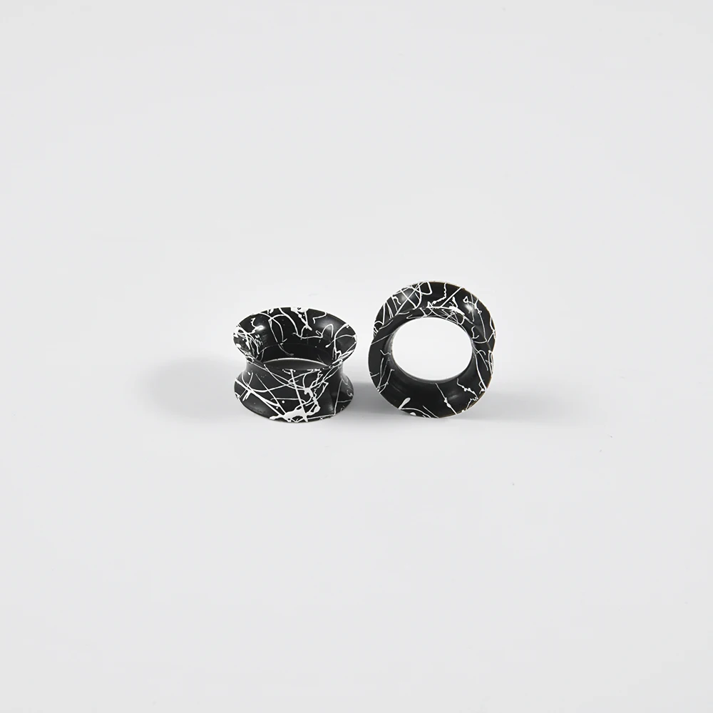 Silicone Flexible Double Flared Ear Tunnel Plugs