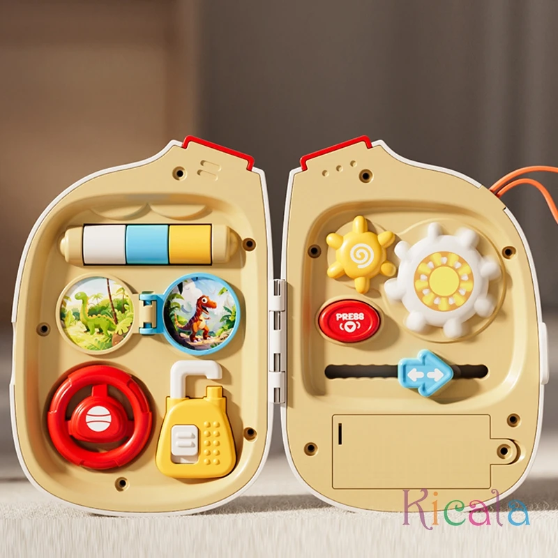 Giocattoli per bambini bambini Cute Music Phone occupato Board Puzzle macchina per la prima educazione regalo di compleanno set di giocattoli di natale che giocano a giochi di apprendimento